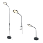LED ΓΡΑΦΕΙΟΥ 3 IN 1 10W ΜΑΥΡΟ ABS+ΑΛΟΥΜΙΝΙΟ CCT STEP DIMMABLE 32Χ40Χ7 STEFAN ACA SF501ALL