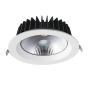 LED ΛΕΥΚΟ ΧΩΝΕΥΤΟ ΦΩΤΙΣΤΙΚΟ 40W 3000K 4700Lm 100° 230V AC Ra80 Φ230*77MM 5YRS ACA VIDO4030