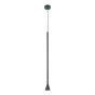 ΚΡΕΜΑΣΤΟ Φ/Σ 1ΧGU10 CLOUZOT ΜΑΥΡΟ ΜΕΤ/ΚΟ IP20 D7,5XD10XH190CM ACA YL22801PBK