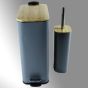 Σετ Κάδος 7lt Softe Close & Πιγκάλ Μπαμπού-Γκρι SL1061 San Lorentzo 110102C