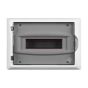 ΠΙΝΑΚΑΣ ΧΩΝΕΥΤΟΣ ΠΛΑΣΤΙΚΟΣ ECONOMIC 1X12 IP 40 (PE+N) Eurolamp 151-25032