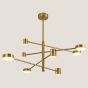 ARTE ILLUMINA ΦΩΤΙΣΤΙΚΟ ΚΡΕΜΑΣΤΟ 8ΦΩΤΟ LED 48W 143X36ΧΡΥΣΟ Eurolamp 144-10023