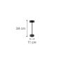 it-Lighting Crater Rechargeable LED 2W 3CCT Touch Table Lamp Black D:38cmx11cm 80100110