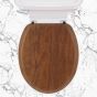 ΚΑΠΑΚΙ WC OAK WOOD 36(φ)x43(μ) San Lorentzo 8041