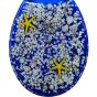 ΚΑΠΑΚΙ WC SEAHORSE SHELLS BLUE 36(π)x43(μ) San Lorentzo 8035