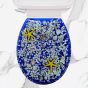 ΚΑΠΑΚΙ WC SEAHORSE SHELLS BLUE 36(π)x43(μ) San Lorentzo 8035