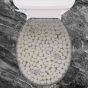 ΚΑΠΑΚΙ WC WHITE PEBBLES 36(φ)x43(μ) ΜΠΕΖ San Lorentzo 8038