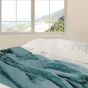 ΚΟΥΒΕΡΛΙ Cottage Simplicity AQUA MICROFIBER 220x240cm San Lorentzo 7093AQUA