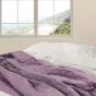 ΚΟΥΒΕΡΛΙ Cottage Simplicity ΜΩΒ MICROFIBER 220x240cm San Lorentzo 7093PURPLE
