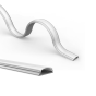 WHIP ALUMINUM PROFILE P114N WITH OPAL PC DIFFUSER 2m/pc ACA P114NU