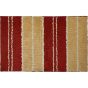 ΠΑΤΑΚΙ ΜΠΑΝΙΟΥ HORIZON LINES ΚΟΚΚΙΝΟ 60Χ90 San Lorentzo 1700894RED