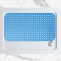 Πατάκι Μπάνιου Αντιολισθητικό 35x70cm Dent  Light Blue San Lorentzo 201448