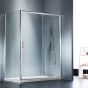 Πόρτα Ντουσιέρας 120 εκ. 1 Σταθερό +1 Συρόμενο Starlet Slider Clear SLS120Τ-100