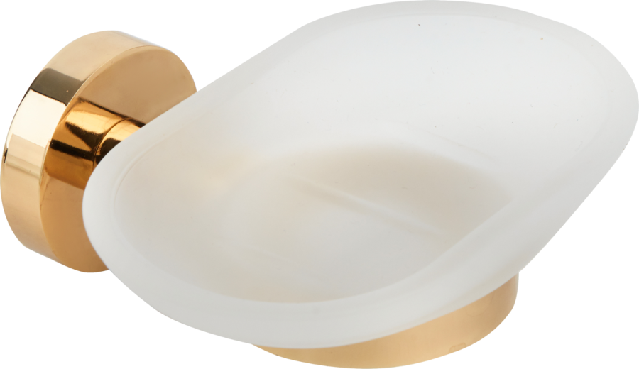 Σαπουνοθήκη Γυαλί Χρυσό Bronze Art Inox304 1030-20