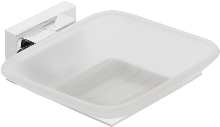 Σαπουνοθήκη Γυαλί Χρώμιο Bronze Art Genesis 10G1-10