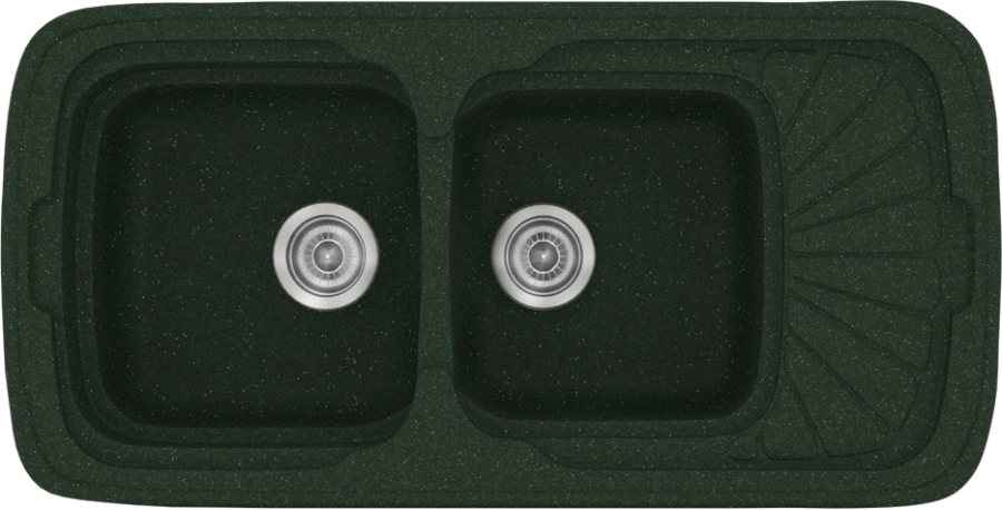Sanitec Νεροχύτης 304 Classic 96×51 304-19-Granite-Green