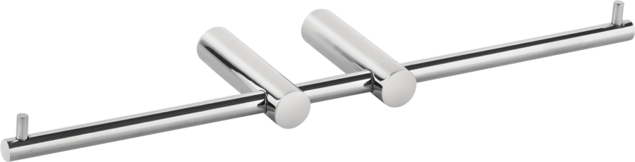 Χαρτοθήκη Διπλή Χρώμιο Bronze Art Inox 316 52Z1-10