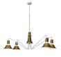 HL-3521-4 EMILY OLD BRONZE & WHITE PENDANT HOMELIGHTING 77-3762