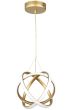 ATOMIC-25 GOLD LED 42W ΦΩΤΙΣΤΙΚΟ LED ΚΡΕΜΑΣΤΟ Heronia 01-0405