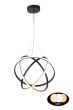 ATOMIC-40 BLACK LED 69W ΦΩΤΙΣΤΙΚΟ LED ΚΡΕΜΑΣΤΟ Heronia 01-0406