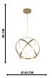 ATOMIC-40 GOLD LED 69W ΦΩΤΙΣΤΙΚΟ LED ΚΡΕΜΑΣΤΟ Heronia 01-0407