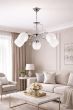 KQ 2221/5 FERROW PENDANT CHROME-OPAL GLASS Ζ3 HOMELIGHTING 77-8084