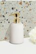 Δοχείο Κρεμοσάπουνου BONITA Stoneware Λευκό 400ml AWD02191912 AWD02191912