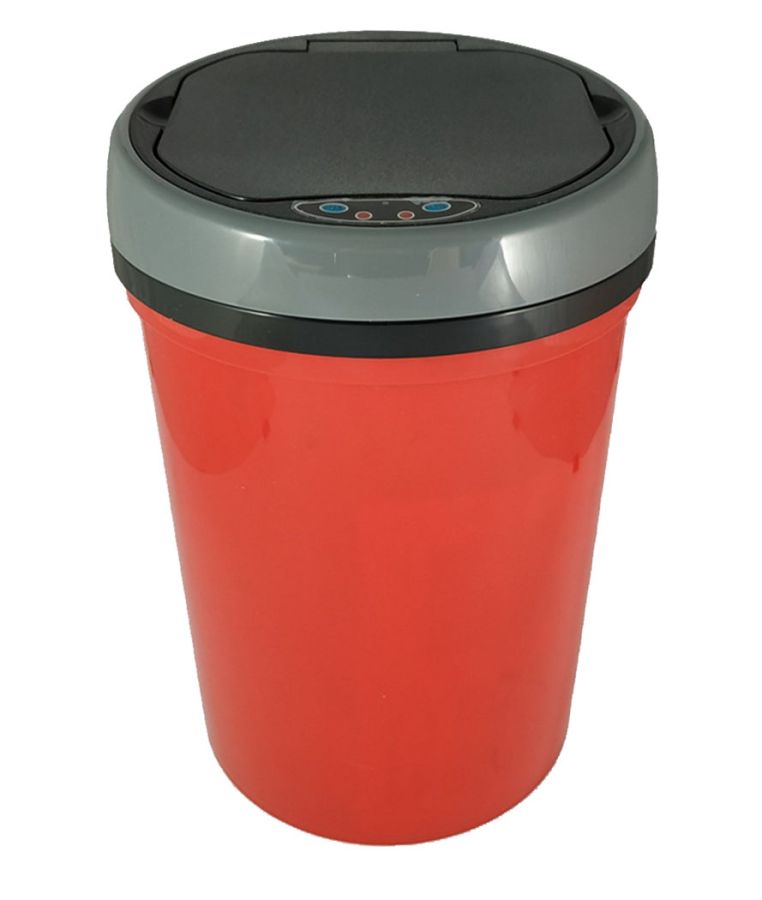 Αυτόματος Κάδος με φωτοκύτταρο 9 lt Ø25,1x36,1cm Πλαστικό Κόκκινο Favorite Plastic Mangusta Red EAD101309DPR