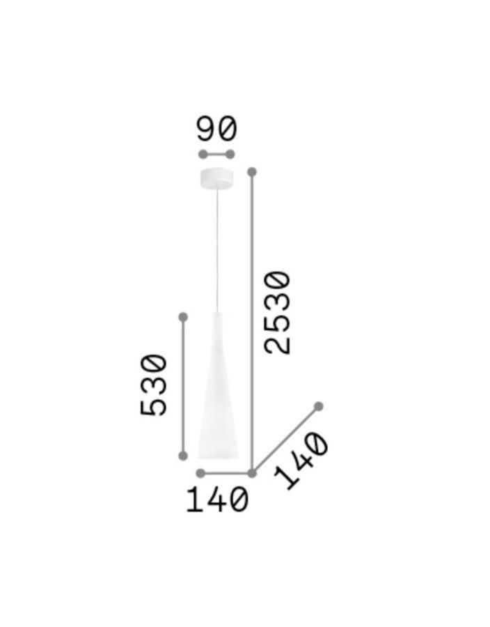 MILK SP1 Ideal Lux 026787