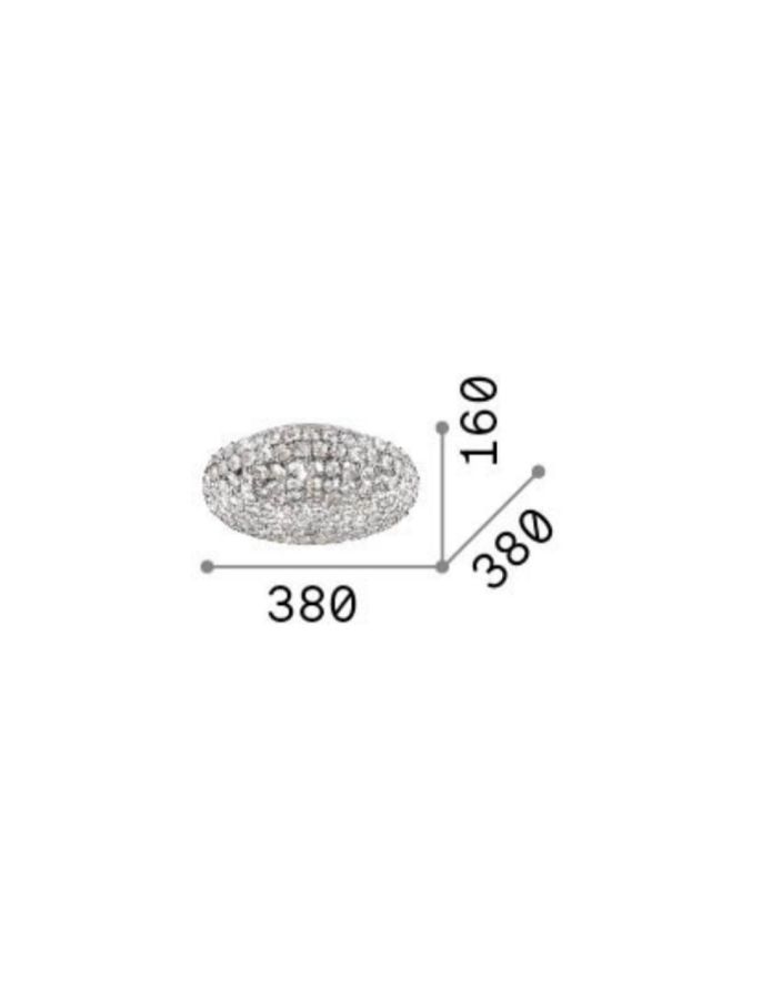 KING PL5 ORO Ideal Lux 073187