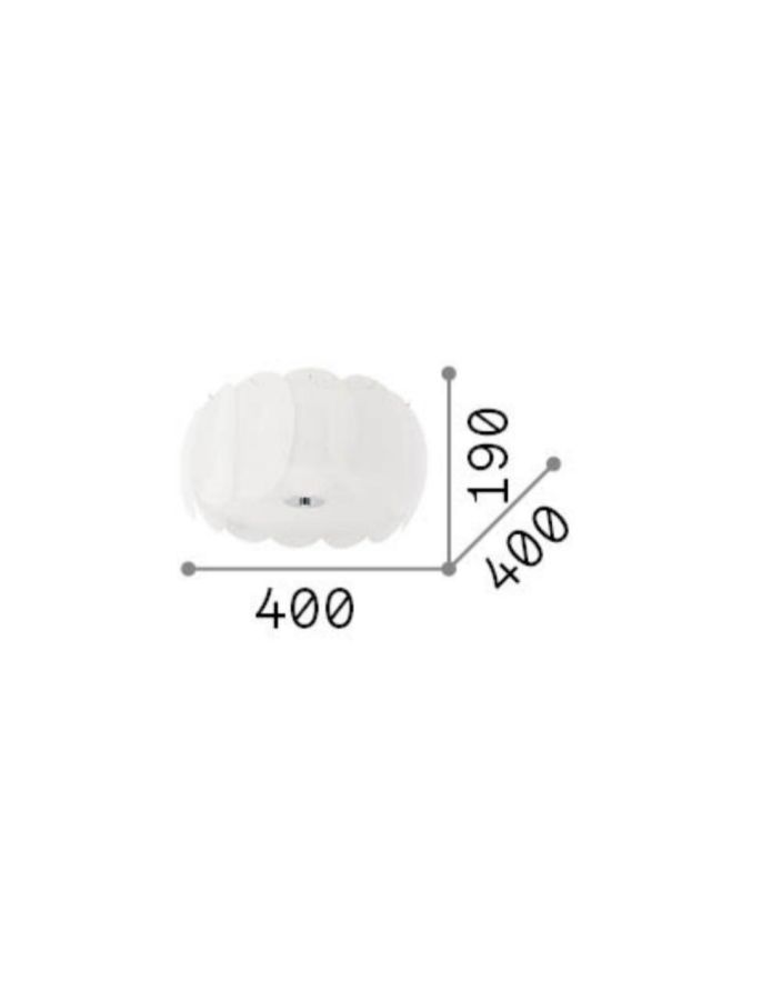 OVALINO PL5 Ideal Lux 093963