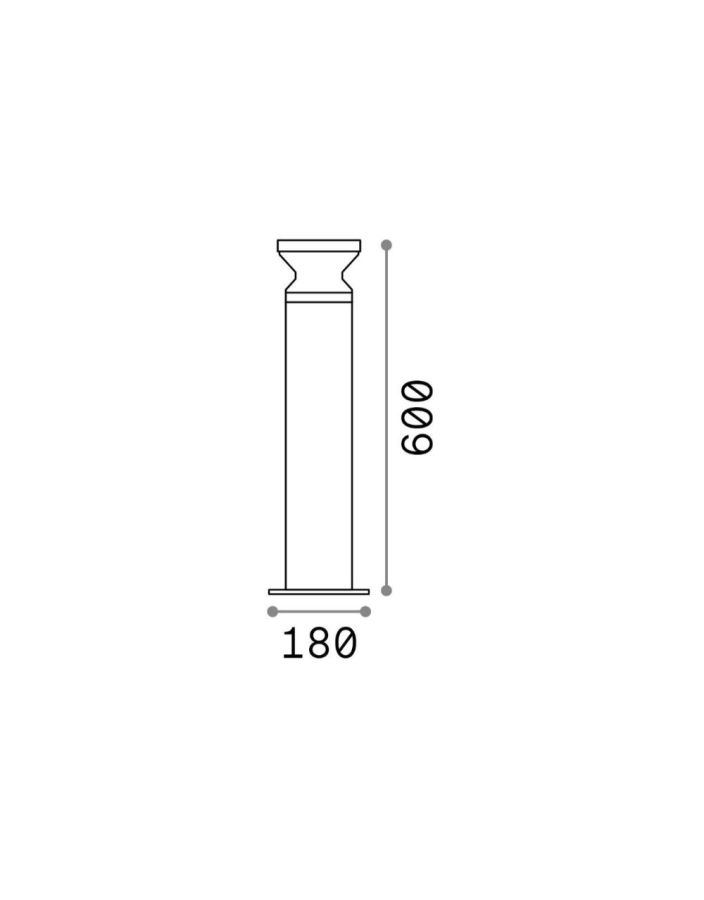 TORRE PT1 H60 ANTRACITE Ideal Lux 162492