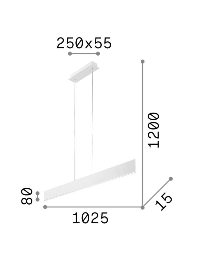 DESK SP1 NERO Ideal Lux 173245