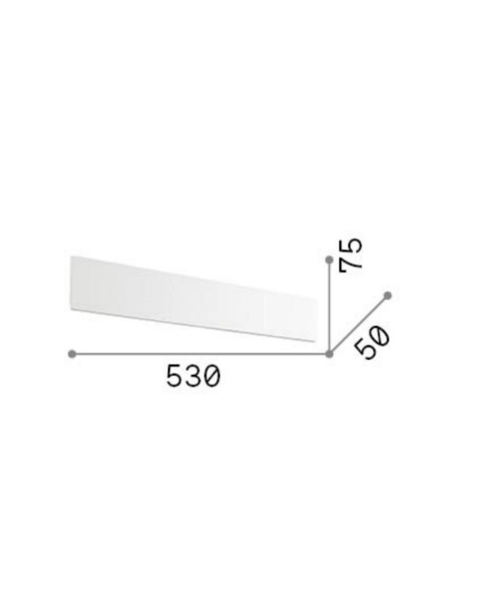 ZIG ZAG AP D53 BIANCO 3000K Ideal Lux 179308