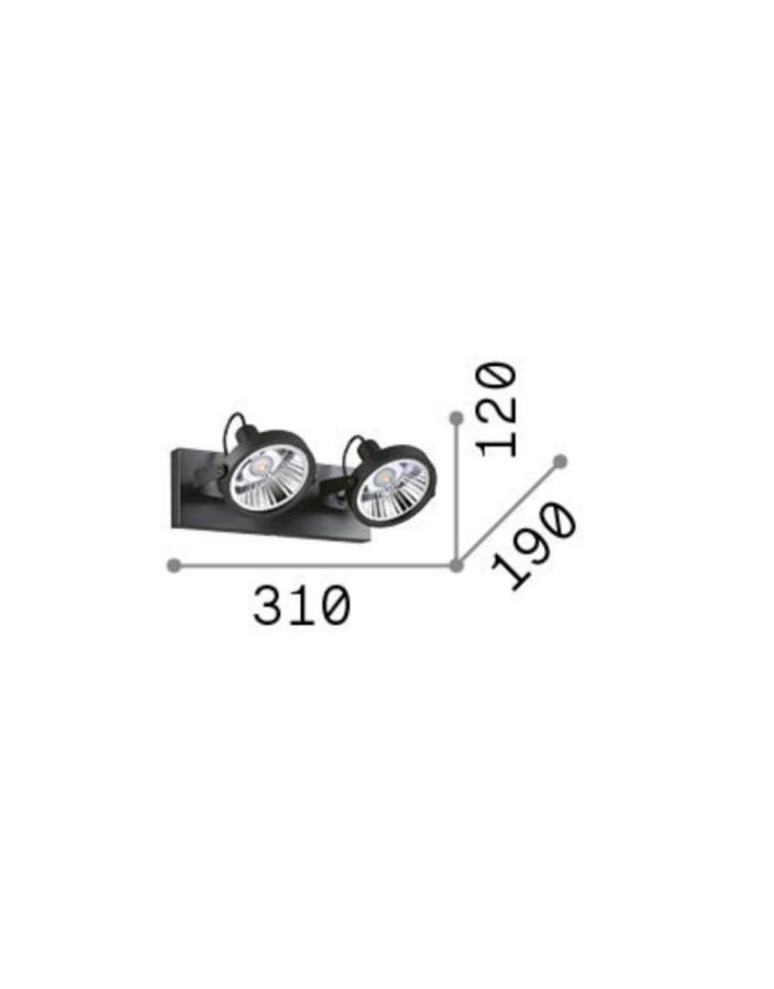 GLIM PL2 BIANCO Ideal Lux 200200