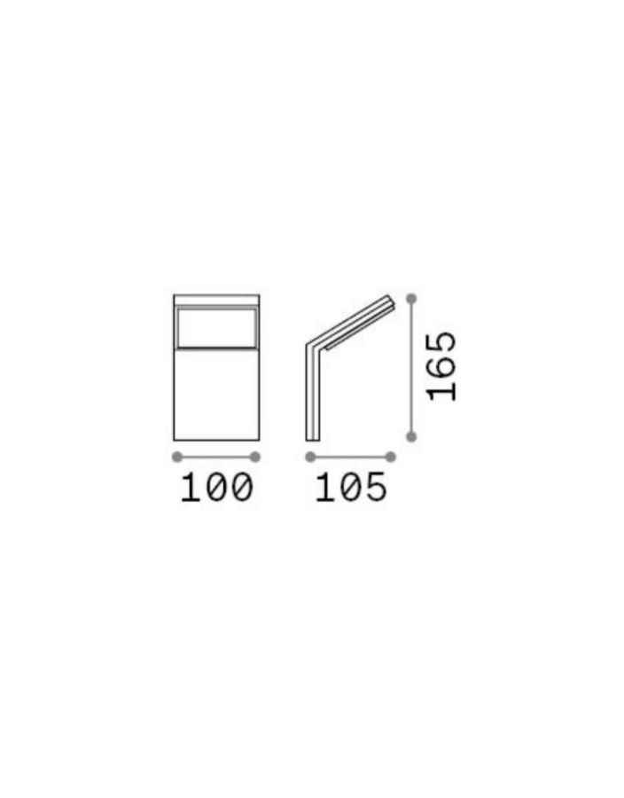 STYLE AP ANTRACITE 4000K Ideal Lux 209845