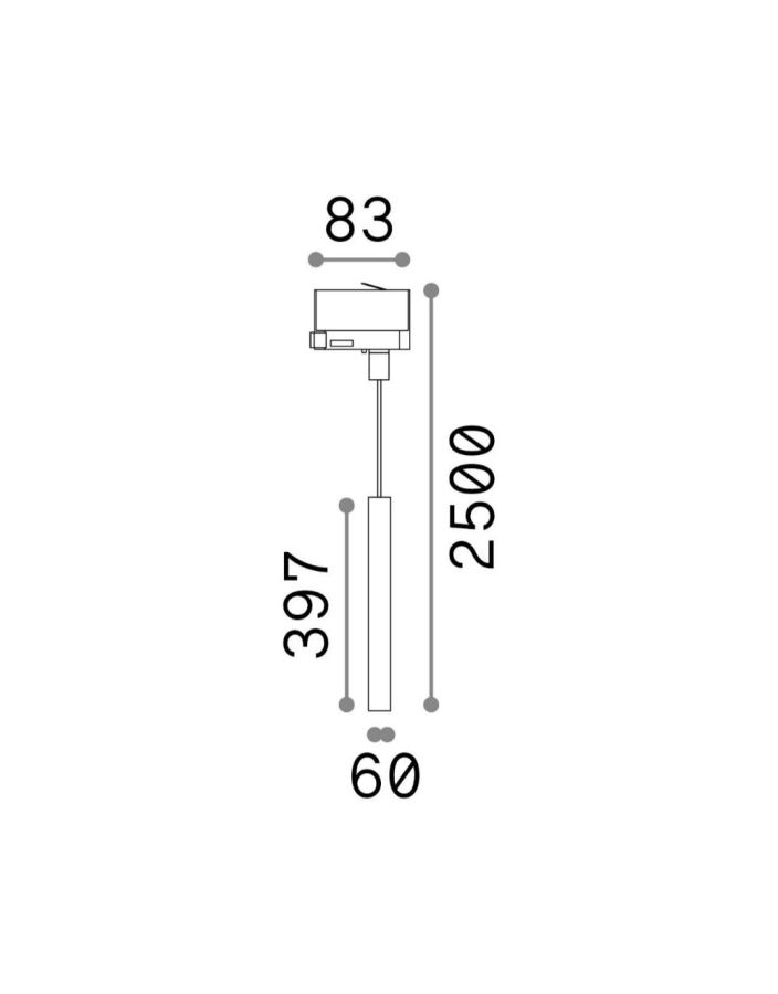 LOOK TRACK NERO Ideal Lux 231631