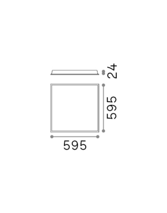 LED PANEL FI CR90 4000K Ideal Lux 244181