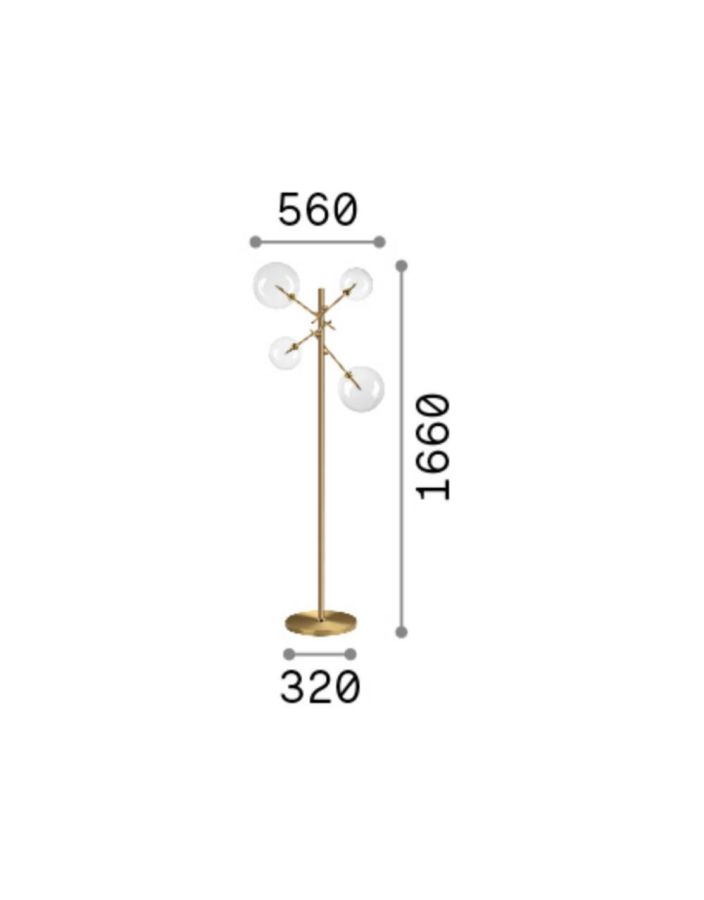 EQUINOXE PT4 OTTONE Ideal Lux 290966