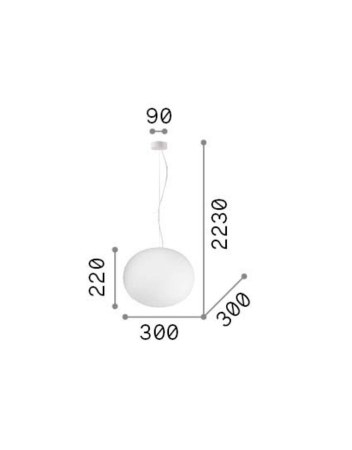 COTTON SP1 D30 Ideal Lux 297767