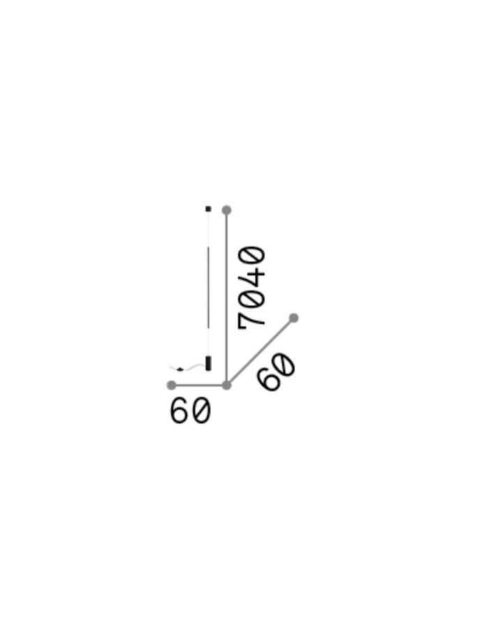 FILO PT BIANCO 3000K Ideal Lux 301051