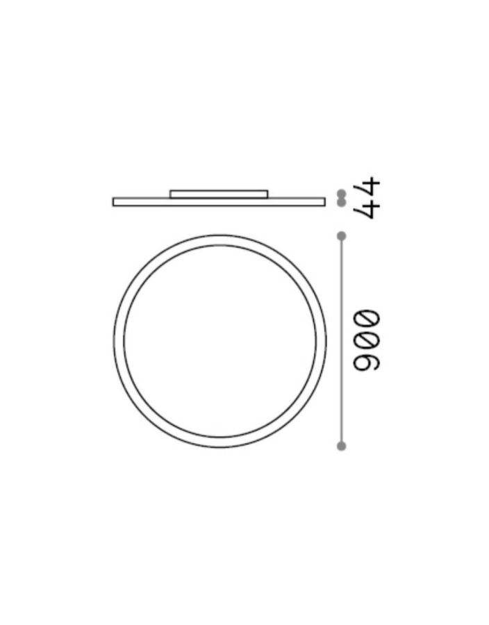 FLY SLIM PL D90 4000K Ideal Lux 306698