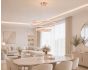 SE LED 60+80 OVELA ROSE GOLD Φ60+80cm 3CCT REMOTE CONTROL 2 YEARS WARRANTY HOMELIGHTING 77-51194