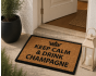 Πατάκι Εισόδου 40x60cm ''KEEP CALM & DRINK CHAMPAGNE'' MRShome DF-0007003