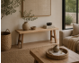 Πάγκος Teak Wood 100x25x42cm MRShome  DF-0047000