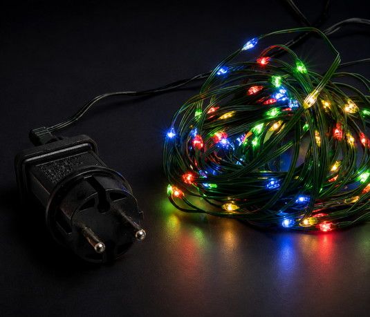 300Led Λαμπάκια Copper Πολύχρωμου Φωτισμού Με Μετασχηματιστή Και Πρόγραμμα, (10cm Απόσταση) 30 Μέτρα Lianos 80335