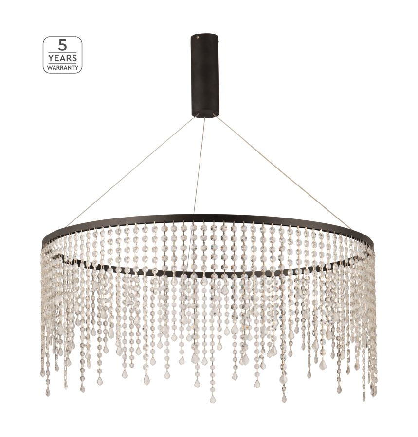 SE LED 80 CRESCENDO PENDANT BLACK Γ5 HOMELIGHTING 77-8137