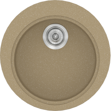 Sanitec Νεροχύτης 316 Classic 48×48 316-15-Metallic-Cream