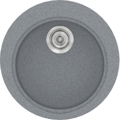 Sanitec Νεροχύτης 316 Classic 48×48 316-17-Metallic-Silver