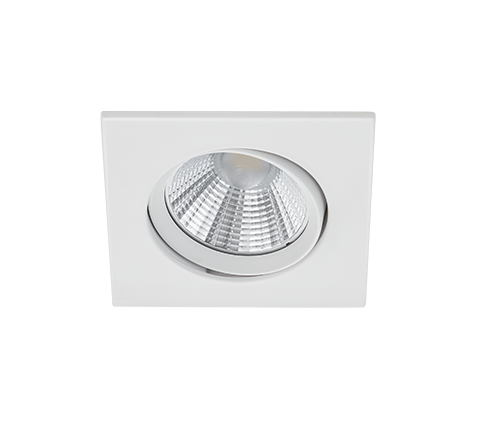 Σποτ Χωνευτό Λευκό Ματ Τετράγωνο 8xH5cm Led 5,5w 3000K 345lm Trio Lighting Pamir Lighting 650410131